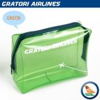 ショッピングトラベルグッズ GRATORI AIRLINES グラトリ エアラインズ ビニールポーチLサイズ 旅行用品 トラベルグッズ TTC コンサイス