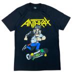 アンスラックス ANTHRAX バンド Tシャツ ブラック ユニセックス
