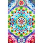 ショッピングアート作品 タイダイ染め タペストリー 曼荼羅 