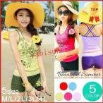 ショッピングタンキニ 水着 体型カバー タンキニ水着 レディース 女性 ママ水着 花柄ビキニ 大きいサイズ タンクトップ ショートパンツ 20代 30代 40代 50代