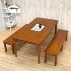 ダイニングテーブルセット 3点セット 幅180cm 6人掛け maiku180-3ben-371-ita burod 木製 155ベンチ 板座 木目 アウトレット 14s-3k m80hr tw