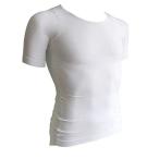 締-TAI-（タイ）Tシャツ 着圧加圧Tシャツ (L-LL， 白(ホワイト))
