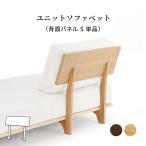 【パーツ単品】 背面パネル 小 単品 ユニット ソファベッド用 ソファ 木製