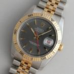 【OH済】2003年製 ロレックス デイトジャスト ターノグラフ Ref.116263 YGコンビ グレー ネオヴィンテージ