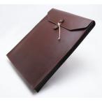 A4 書類ケース 持ち運び　封筒 レザ