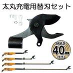 ニシガキ 太丸充電用 替刃セット N-912-1 太丸充電用 750・1000・1500・2000適合 生木40mm瞬時に切断 (ネコポス)　zm