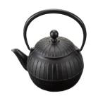 ショッピング南部鉄瓶 (正規品 特選国産品) 南部鉄器 鉄急須 千草 黒 0.55l E-098 (W154 D118 H166 1.2kg) 日本製 及源鋳造 OIGEN プレゼント 父の日 母の日 敬老の日　zm