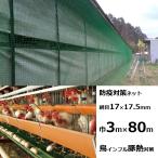 防疫対策ネット 網目17mm×17.5ｍ