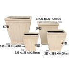 ショッピングスマートガーデニング アベニュー 40型 ファイバーグラス製 45L 大和プラスチック (プランター ポット) (底水抜き穴の有無選択 法人個人選択)