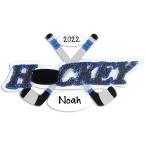 Ice Hockey Personalized Christmas Ornament 2022 | Ice Hockey Players Gift |