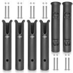  удочка держатель 6 шт черный s кий имеется лодка байдарка рыбалка для 