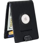 Hayvenhurst AirTag Wallet - Minimalist Slim Front Pocket Wallet - Genuine L