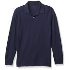 The Children's Place boys Long Sleeve Soft Jersey Polo Shirt, Nautico, X-Sm