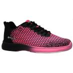 Pyramid Women's Path Lite Seamless Mesh Bowling Shoes - Black/Hot Pink Size