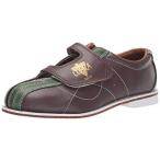 Mens TCR 3V Cobra Rental Bowling Shoes- Hook and LoopBrown/Green 5