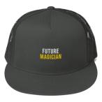 Future Magician Hat (Embroidered 5-Panel Trucker Cap) Magician Apparel Char