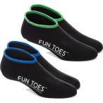 FUN TOES Neoprene Socks for Water Sports for Women &amp; Men - 2 PAIRS of Snork