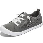 ALTOCIS Women's Knit Slip On Sneakers Ladies Elastic Low?Top?Flats Lightwei