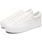 THATXUAOV Womens Platform Sneakers White Tennis Shoes Casual Low Top Fashio