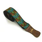 1to1 Music Vtar Guitar Strap - Pinball Wizard Psychedelic Strap Handmade wi