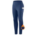 SANTINY Girl's Fleece Lined Leggings with Pockets Kids Thermal Warm Winter