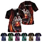Paniprints Personalized Name Bowling Shirts for Men and Women 3D, Bowling S