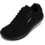 WHITIN Wide Toe Box Barefoot Sneakers for Women Fashion Canvas Minimalist S