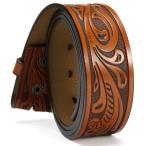CHAOREN Western Belts for Men without Buckle - Cowboy Belt 1.5" Full Grain
