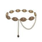 TOPACC Conti . ремень женский we Stan metal kau девушка Country цепь ремень платье джинсы для, bronze -131, Length