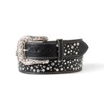 ARIAT Western ремень женский стразы ногти head широкий черный A1570201, черный, Small