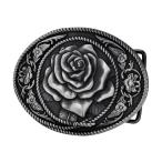  пряжка Ray ji Vintage rose оборудование орнамент ремень задний Snap-on античный we Stan, серебряный, One Size