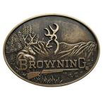 Buckmark Belt Buckle Deer Country Hunting Fishing