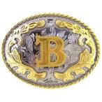 we Stan ремень пряжка initial знак ABCDJST из Z Cowboy Rodeo medium Gold ремень пряжка мужской женский, B,