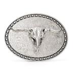 SANSTHS Cowboy Belt Buckle, Western Belt Buckles for Men Women Texas Bull R