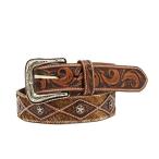 Ariat мужской машина f волосы Conti . tool ремень, Brown, 34