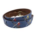  коричневый -ru камень ремень Golf Club флаг пересечение рука стежок игла . верх серый n кожа US размер : 36 цвет : голубой 