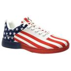 Pyramid Men's Path Lite Seamless Mesh Bowling Shoes - USA Flag Size 8.5