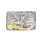 M&amp;Fwe Stan унисекс God Bless America пряжка US размер : One Size цвет : серебряный 