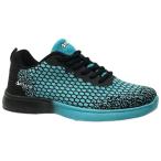 Pyramid Women's Path Lite Seamless Mesh Bowling Shoes - Black/Teal Size 6