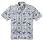 Reyn Spooner Lahaina Sailor Hawaiian Shirt for Men, White, L? Pullover, Aut
