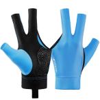 FITFIV Billiards Glove Professional 3-Finger Pool Glove for Left Hand, Snoo