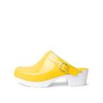 VERKA レディース プロフェッショナル コンフォート クロッグ スウェーデン製 - FLITIG US サイズ: 5-5.5 カラー: イエロー
