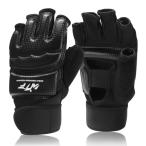  открытый палец перчатка бокс перчатка перчатки смешанные единоборства бокс me Thai каратэ te темно синий do- и т.п. trailing для мужской женский 