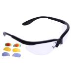 (Black) - Python RG Multi Lense Racquetball (Squash) Eye Protection w/free