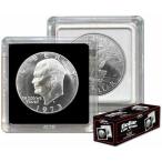 BCW 2x2 Coin Snap - Dollar - 75ct | Coin Holder Case for 38.5mm US Eisenhow