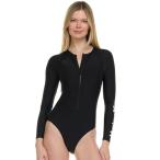 ショッピングhurley Hurley Long Sleeve Womens One Piece Swimsuits, Swimsuit for Women, Bathing