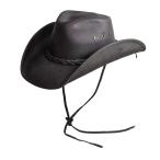 American Hat Makers ハリウッドレザー カウボーイハット ? ハンドクラフト 100% ファインレザーハット 通気性システムブラウン