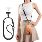 【並行輸入品】TORRAS 携帯電話ストラップ 盗難防止 携帯電話ストラップ カラビナ付き 落下防止 ユニバーサル クロスボディ 携帯電話ストラップ,