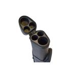 [ параллель импортные товары ]1x2 твердый овальный бассейн кий бильярд палочка Carry кейс ( треугольник форма )