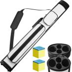 [ параллель импортные товары ]Deekin 2 x 2 твердый овальный бассейн кий бильярд палочка Carry кейс 4.. дыра .2 шт. бассейн воздушная заслонка Cube ( белый 